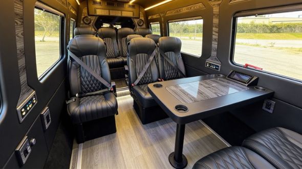 miami gardens 12 passenger sprinter van interior