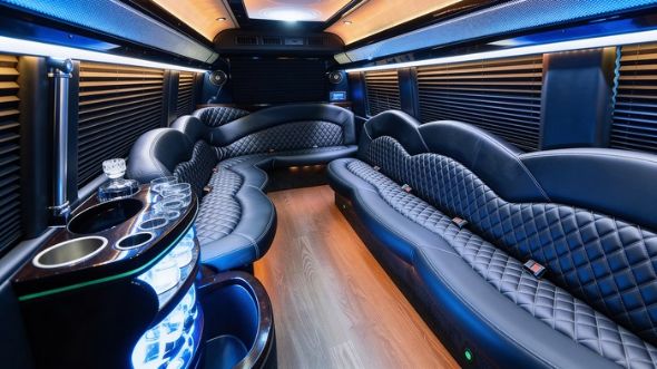 miami gardens sprinter limousine interior