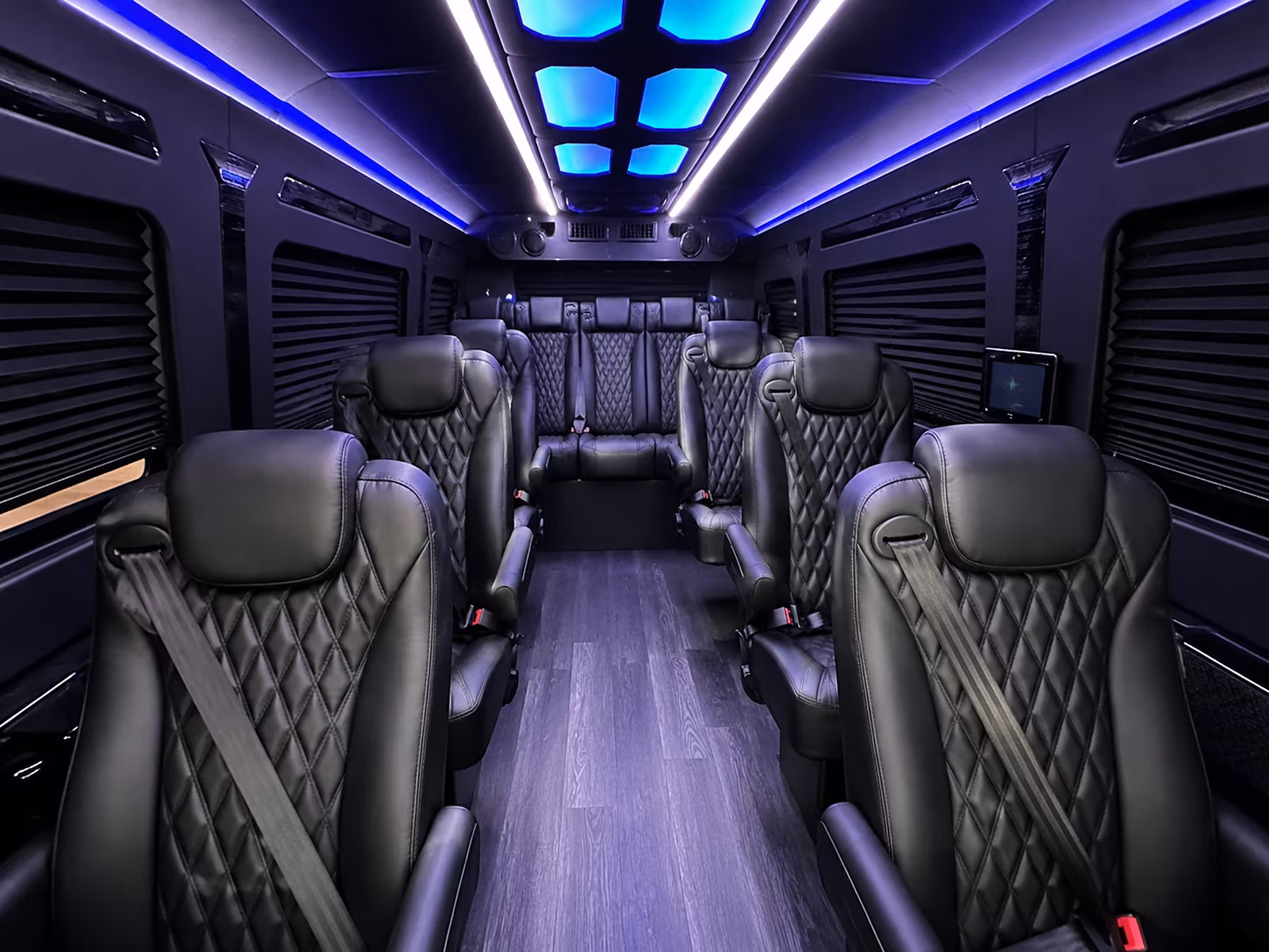 18 passenger sprinter van inside