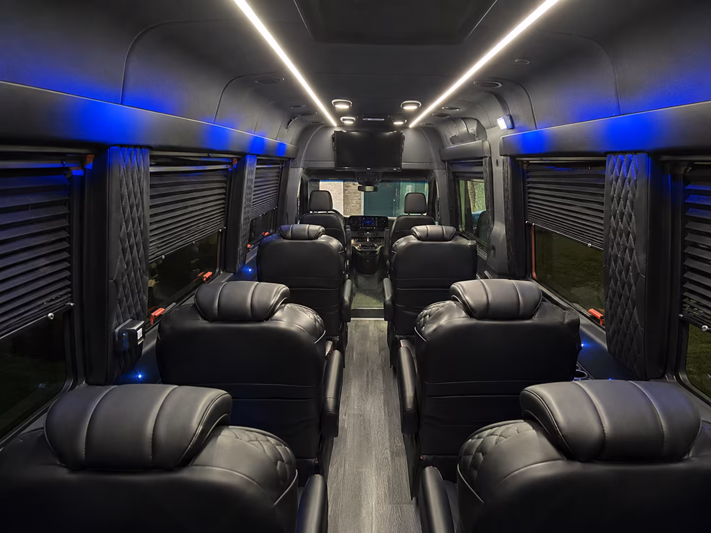 miami gardens 15 passenger sprinter van inside