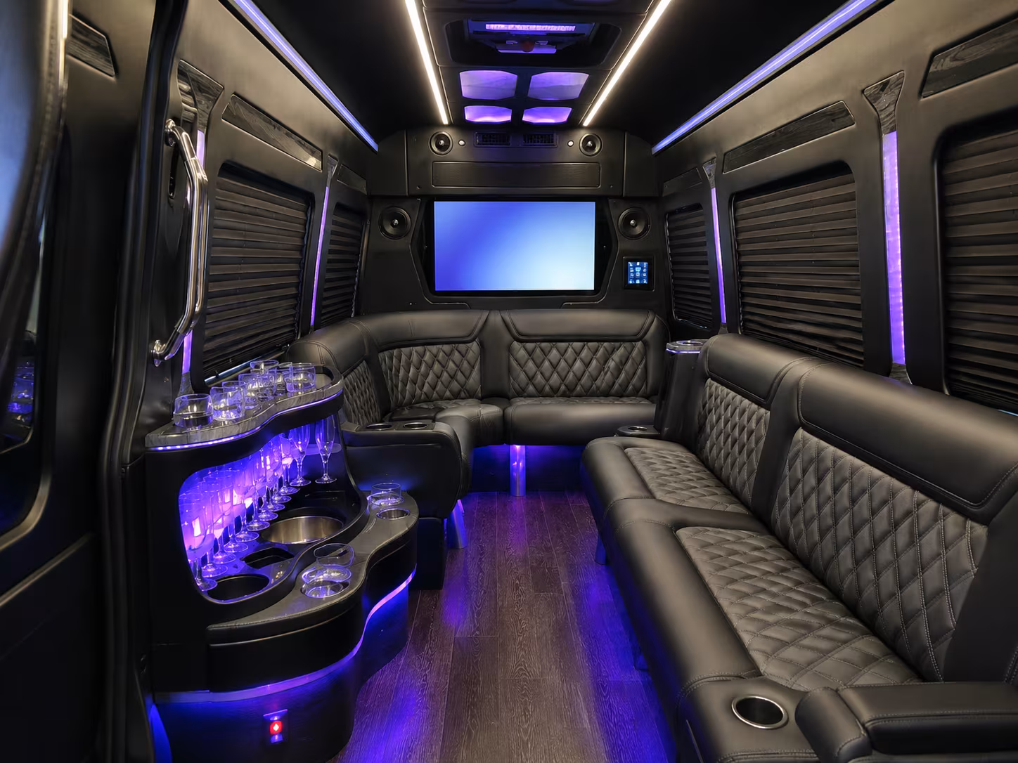 miami gardens sprinter limousine inside